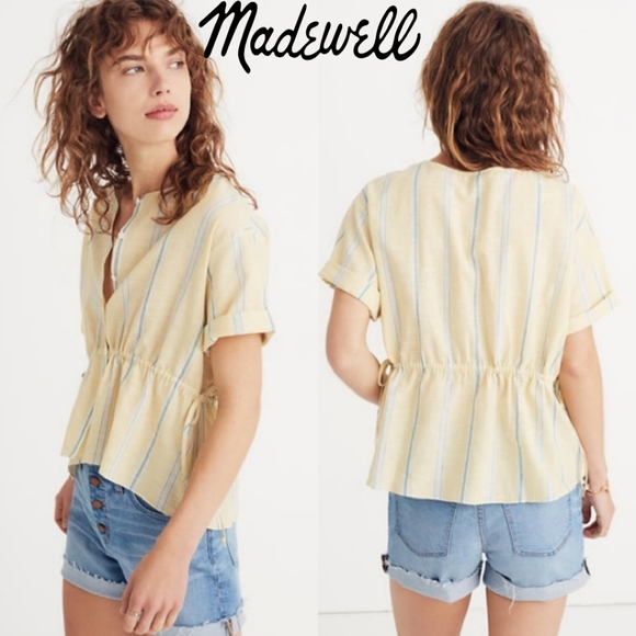Madewell Tops - Madewell Drawstring Waist Shirt
